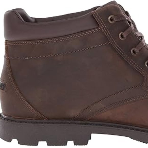 BRAND NEW Waterproof ROCKPORT SS PLAIN TOE BOOT A13715 sz 10.5 Women sz 8 Men - Picture 2 of 7